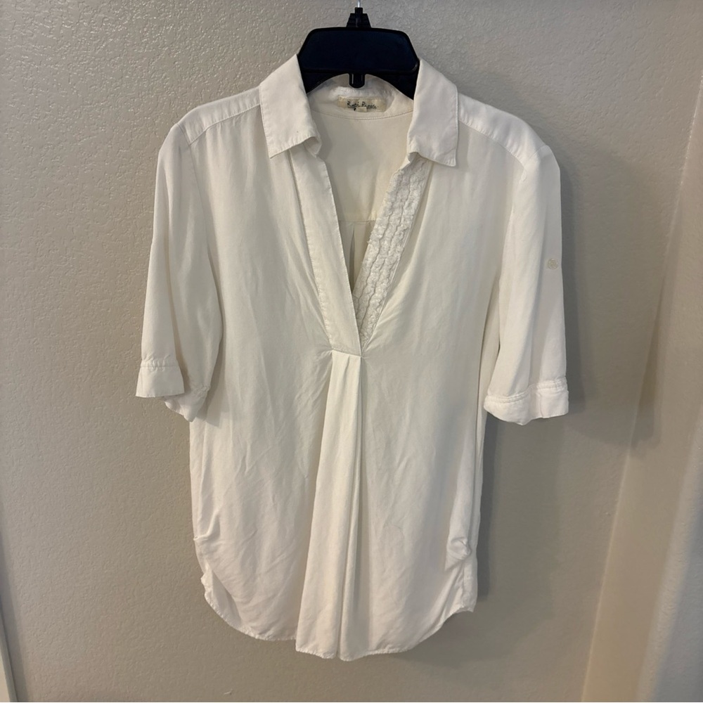 Chic White Button Down Shirt for Women from Japan store